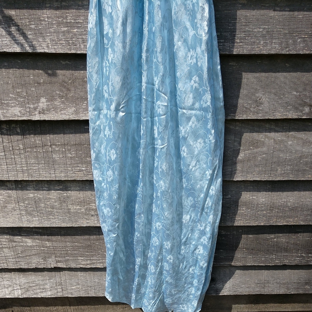 SOLD!! ๐๐Dress Size 5/6 Spaghetti Strap Floral Print Asymmetrical Maxi - Picture 11 of 11